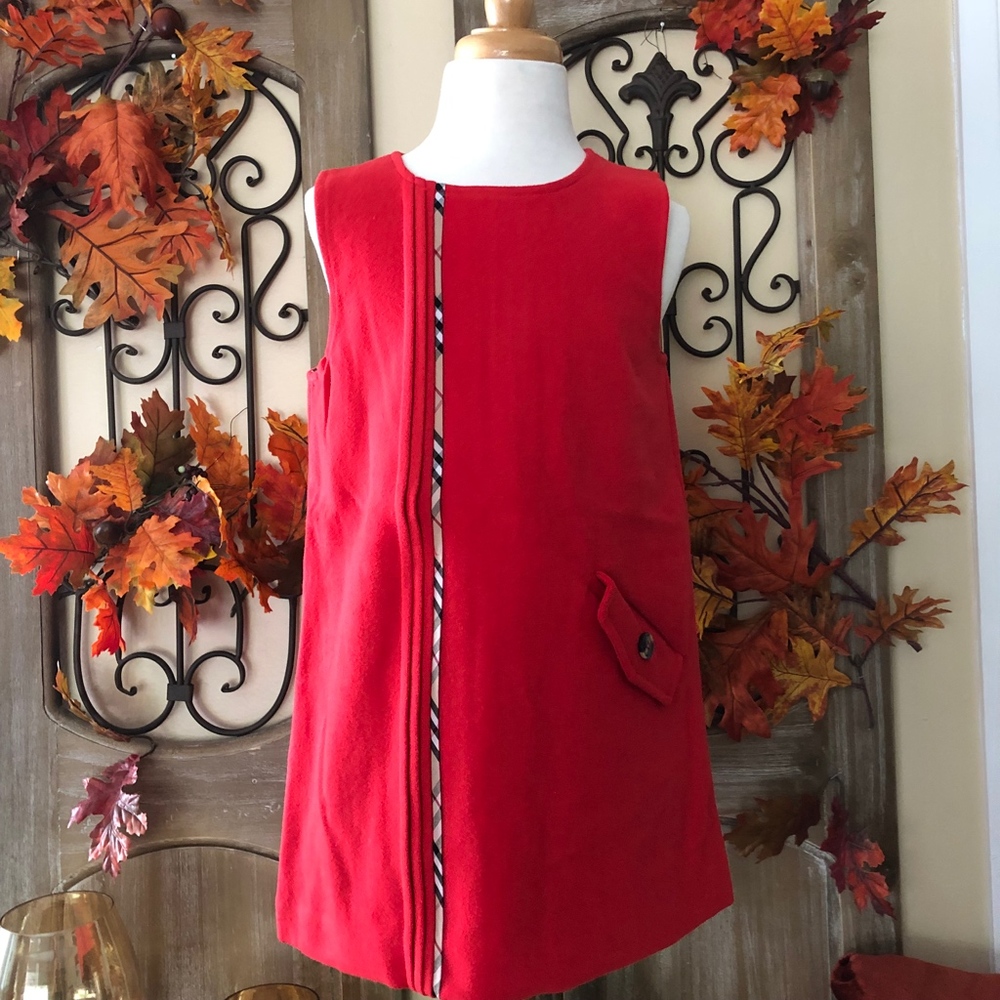 DOE A DEAR| GIRLS HOLIDAY RED DRESS SIZE 6